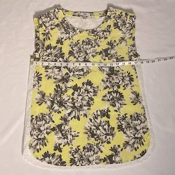 ⭐️ J Crew Silk And Cotton Floral Tank Top Size 6 - Picture 8 of 9